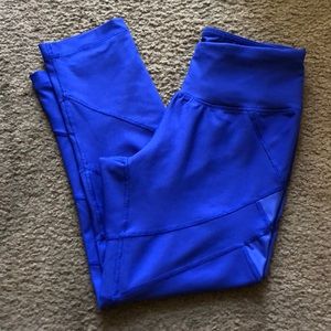 Blue Capri leggings 90 degrees by reflex